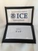 DHS ICE Medallion badge & double ID case holds 3